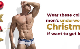 Wear these colored men's underwear on Christmas if want to get lucky