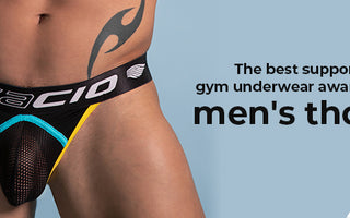 The best supporting gym underwear award goes to men's thongs