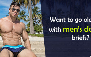 Want to go old school with men’s designer briefs?